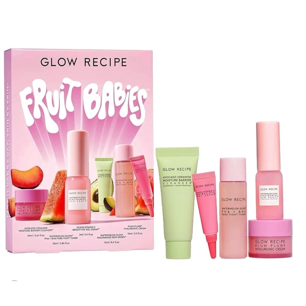 GLOW RECIPE Fruit Babies Skincare Set - 5 Piece Gift Set